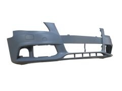 AUDI A4- 08/12; ÖN TAMPON GRİ (FAR YIKAMA/ÇEKİ DEMİRİ KAPAKLI)(SENSÖR DELİKSİZ)(TYG) 8K0807105GRU