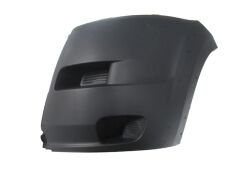 FIAT DUCATO- 07/14; ÖN TAMPON UCU SOL SİYAH (SİS DELİKSİZ/DODİK DELİKLİ) (EUROBUMP) 7401.GF